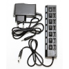 Блок питания 5bites HB27-203PBK Концентратор 7*USB2.0 / БП 5В-2А / 1M / BLACK