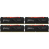 Kingston DRAM 128GB 3600MHz DDR4 CL18 DIMM (Kit of 4) FURY Beast RGB EAN: 740617319026