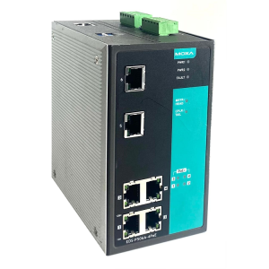 Управляемый коммутатор 6 x 10/100BaseTX, 4 из них с PoE IEEE 802.3af/at, с расширенным диапазоном температур<br><br><b>Причина уценки: </b>Коммутатор