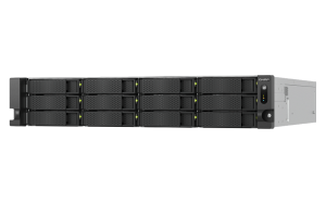 Система хранения данных QNAP ENTERPRISE 2U/12bay 8C 5,3GhzCPU/32Gb(up128)/upto 108HDD with TL-R1620Sep/SATA(3,5" 2,5")/2xUSB3.2/3xExp.slot/2x2.5GbE 2X