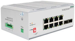 Коммутатор ORIGO Промышленный неуправляемый PoE-коммутатор, 8x1000Base-T PoE (802.3bt 90 Вт), 2x1000Base-X SFP, PoE-бюджет 185 Вт, защита от статическ Коммутатор ORIGO Промышленный неуправляемый PoE-коммутатор, 8x1000Base-T PoE (802.3bt 90 Вт), 2x1000Base-X SFP, PoE-бюджет 185 Вт, защита от статическ