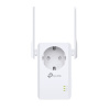 Усилитель Wi-Fi сигнала со встроенной розеткой TP-LINK Bad Pack TL-WA860RE N300 , чипсет QCA(Atheros), 2T2R, Мбит/с на 2,4 ГГц, 802.11b/g/n, 1 порт LA