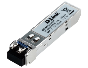 Модуль D-Link SFP-трансивер, 1000Base-LX (Duplex LC), 1310 нм, для одномодового кабеля, до 10 км Модуль D-Link SFP-трансивер, 1000Base-LX (Duplex LC), 1310 нм, для одномодового кабеля, до 10 км