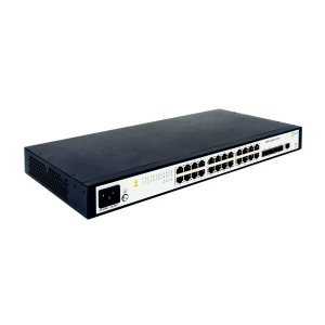 Коммутатор SNR Управляемый коммутатор уровня 2+, 24 порта 10/100/1000Base-T, 4 порта 1/10G SFP+