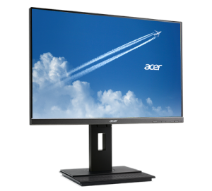 24" ACER (Ent.) B246WLyemipruzx , IPS, 16:10, 1920x1200, 300cd/m2, 60Hz, 5ms, 1xHDMI(1.4) + DP(1.2) + 1xType-C(PD65W) + USB3.0x4+USB-B(2up 4down) + R