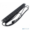 Hyperline SHE19-12IEC-2.5IEC Блок розеток для 19" шкафов, горизонтальный, 12xIEC 320 C13, 10A, 250В, кабель питания 3х1.0мм2, длина 2.5 м, с вилкой IE