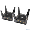 Роутер беспроводной Asus RT-AX92U(2-PK) AX6100 10/100/1000BASE-TX черный (упак.:2шт)