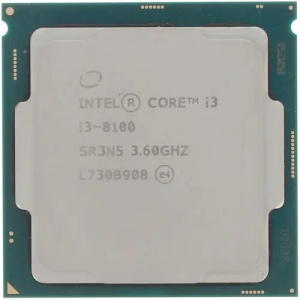 CPU Intel Core i3-8100 Coffee Lake OEM {3.60Ггц, 6МБ, Socket 1151} CPU Intel Core i3-8100 Coffee Lake OEM {3.60Ггц, 6МБ, Socket 1151}