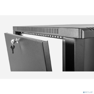 ЦМО Шкаф телекоммуникационный настенный сварной 15U (600 x 500) съёмные стенки, дверь металл, чёрный, ШРН-15.500.1-9005