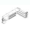 Райзер-карта Lenovo ThinkSystem V3 2U E/x16/x16 PCIe Gen4 Riser 1/2 Option Kit