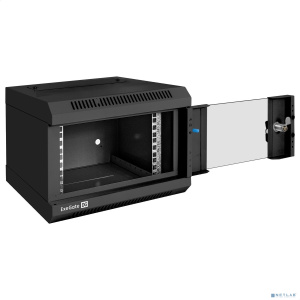 Exegate EX300248RUS Шкаф телекоммуникационный 10" настенный 4U ExeGate EC-WM-4U.310.G.BLACK (10”, 4U, 330x310x230mm (ШхГхВ), передняя дверь закаленное