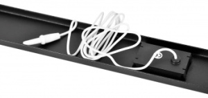 Фальш-панель Rem R-FPT-1U-9005 дл.19.5мм шир.482.6мм выс.43.6мм 1U черный (упак.:1шт)