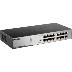 Коммутатор D-LINK Коммутатор/ DGS-1016D/I Unmanaged Switch 16x1000Base-T, Surge 1KV, metal case