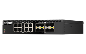 Коммутатор неуправляемый 10 Гбит/с с 8 портами RJ-45 и 8 портами 10 Гбит/с SFP+.