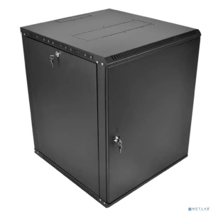 ЦМО Шкаф телекоммуникационный настенный разборный ЭКОНОМ 18U (600 x 350) дверь металл, цвет черный (ШРН-Э-18.350.1-9005)