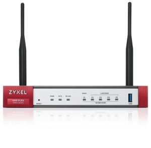 Межсетевой экран и Wi-Fi контроллер Zyxel USG FLEX 100AX, 1xWAN GE, 4xLAN/DMZ GE, Wi-Fi 6 (AX1800), 1xUSB3.0, AP Controller (8/24), NebulaFlex **