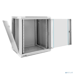 Exegate EX298603RUS Шкаф телекоммуникационный 19" настенный 12U ExeGate EC-WM-12U.450.G.GREY (19”, 12U, 600x450x635mm (ШхГхВ), передняя дверь закаленн