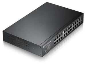 Коммутатор Zyxel Networks Smart L2 Zyxel GS1900-24E, rack 19", 24xGE, настольный, бесшумный