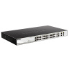 Коммутатор D-Link DGS-1210-28MP/F4A Настраиваемый L2 коммутатор с 24 портами 10/100/1000Base-T и 4 комбо-портами 100/1000Base-T/SFP (24 порта PoE 802.
