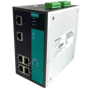 Управляемый коммутатор 6 x 10/100BaseTX, 4 из них с PoE IEEE 802.3af/at, с расширенным диапазоном температур<br><br><b>Причина уценки: </b>Коммутатор