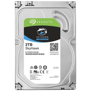 2TB Seagate Skyhawk (ST2000VX008) {Serial ATA III, 5900 rpm, 64mb, для видеонаблюдения}
