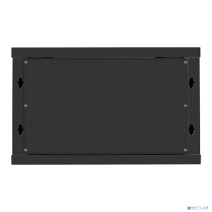 Exegate EX298606RUS Шкаф телекоммуникационный 19" настенный 6U ExeGate EC-WM-6U.600.G.BLACK (19”, 6U, 600x600x370mm (ШхГхВ), передняя дверь закаленное