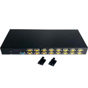 Встраиваемый 16-портовый Combo (PS/2 + USB) модуль KVM-переключателя для консолей серий Unicorn и Gemini.<br><br><b>Причина уценки: </b>Консоль полнос