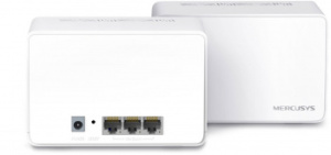 Бесшовный Mesh роутер Mercusys HALO H80X(2-PACK) AX3000 10/100/1000BASE-TX белый (упак.:2шт)