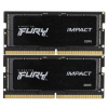 Память оперативная/ Kingston 32GB 6400MT/s DDR5 CL38 SODIMM (Kit of 2) FURY Impact XMP
