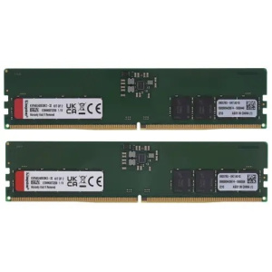 Kingston DDR5 32GB Kit (2x16Gb) 4800 MT/s CL40 KVR48U40BS8K2-32 Kingston DDR5 32GB Kit (2x16Gb) 4800 MT/s CL40 KVR48U40BS8K2-32