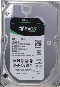 Жесткий диск SEAGATE Жесткий диск/ HDD SATA Exos 7E10 6Tb 7200 256Mb 1 year warranty (replacement ST6000NM0024)