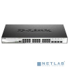 D-Link DGS-1210-28X/ME/B1A Управляемый L2 коммутатор с 24 портами 10/100/1000Base-T и 4 портами 10GBase-X SFP+