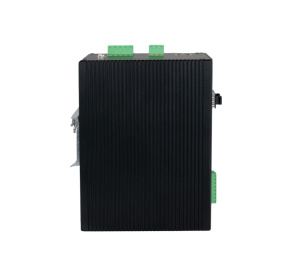 Управляемый коммутатор c 2 слотами 100/1000Base-X SFP , 4 портами 10/100Base-T(X) PoE (разъем RJ45), два входа питания 48 В пост.