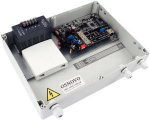 Медиаконвертер OSNOVO OMC-1000-11HX/W Уличный медиаконвертер Gigabit Ethernet с поддержкой PoE. Порты: 1 x GE (10/100/1000Base-T) с PoE (до 30W), 1 x