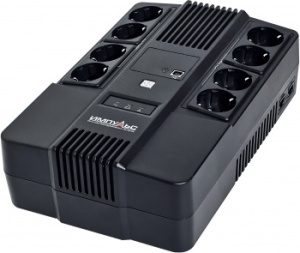 Источник бесперебойного питания Импульс Мастер 800 480Вт 800ВА черный