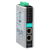 2-портовый преобразователь Modbus RTU/ASCII (RS-232/422/485) в Modbus TCP в промышленном исполнении с изоляцией 2 кВ