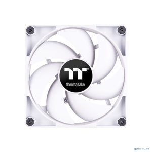Кулер для компьютерного корпуса, Thermaltake, CT120 PC Cooling Fan White, CL-F151-PL12WT-A, 120мм вентилятор, 500-2000об.мин, 4pin PWM, 57.05CFM, 25.8
