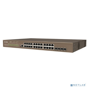 IP-COM G5328P-24-410W L3 Коммутатор PoE управляемый 24-Ports 10/100/1000 Base-T + 4-Ports 1000 Base-X SFP / 24-Ports PoE (PoE бюджет 370W)