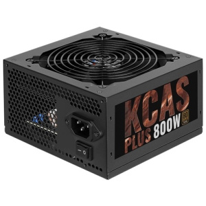 Aerocool 800W RTL KCAS-800 PLUS { 80+ Bronze, fan 12cm, 550mm cable, 20+4P, 4+4P, PCIe 6+2P x4, PATA x4, SATA x7}