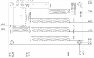 Объединительная плата для плат PICOe: 2 x PCI, 1 x PCIe x4