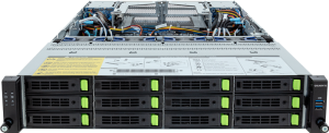 Шасси серверное Gigabyte Server Platform R283-Z94 Rev.3x / 2U / 2xAMD (9004/9005) / 2xHS / 24xDIMM / 12xLFF NVME/SAS/SATA + 4xSFF SATA/SAS + 3xM.2 PCI