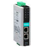 1-портовый преобразователь Modbus RTU/ASCII (RS-232/422/485) в Modbus TCP в промышленном исполнении с изоляцией 2 кВ, с расширенным диапазоном темпера