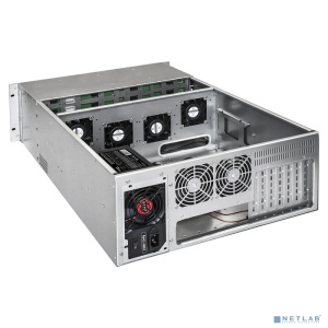 Exegate EX292553RUS Серверный корпус ExeGate Pro 4U660-HS24 <RM 19", высота 4U, глубина 660, БП 700ADS, 24xHotSwap, USB>