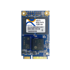 Промышленный флэш-накопитель CIE-MSM335MKD128GS, 128 Гб, STD, DOM-PCIE-SATA-128GB, промышленный MSATA модуль, серия M335 Family(3D MLC), 0....+70°C<b