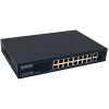 PoE Коммутатор OSNOVO SW-61621(300W) PoE коммутатор Fast Ethernet на 16 x RJ45 PoE + 2 x RJ45 GE + 1 SFP GE порта. Порты: 2 x FE (10/100Base-T) с PoE