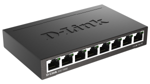 коммутатор D-Link Неуправляемый коммутатор, 8x1000Base-T, корпус металл