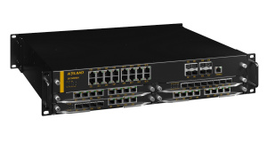 Модульный Ethernet-коммутатор L3 до 56 портов, 8 слотов SFP+ 10GBase-X, 16 портов 10/100/1000Base-T(X) RJ45, 2U
