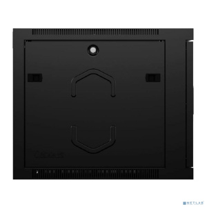 Cabeus SH-05F-9U60/60-BK Шкаф телекоммуникационный настенный 19" 9U 600x600x501mm (ШхГхВ) дверь стекло, цвет черный (RAL 9004)