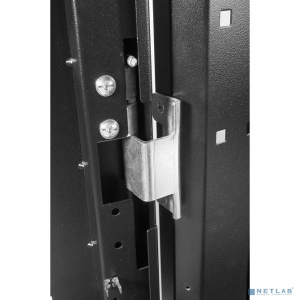 ЦМО Шкаф серверный ПРОФ напольный колокейшн 46U (600x1000) 2 секции, дверь перфор. 2 шт., черный, в сборе (ШТК-СП-К-2-46.6.10-44АА-Ч)