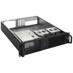 Серверный корпус ExeGate Pro 2U390-04 <RM 19", высота 2U, глубина 390, без БП, USB>